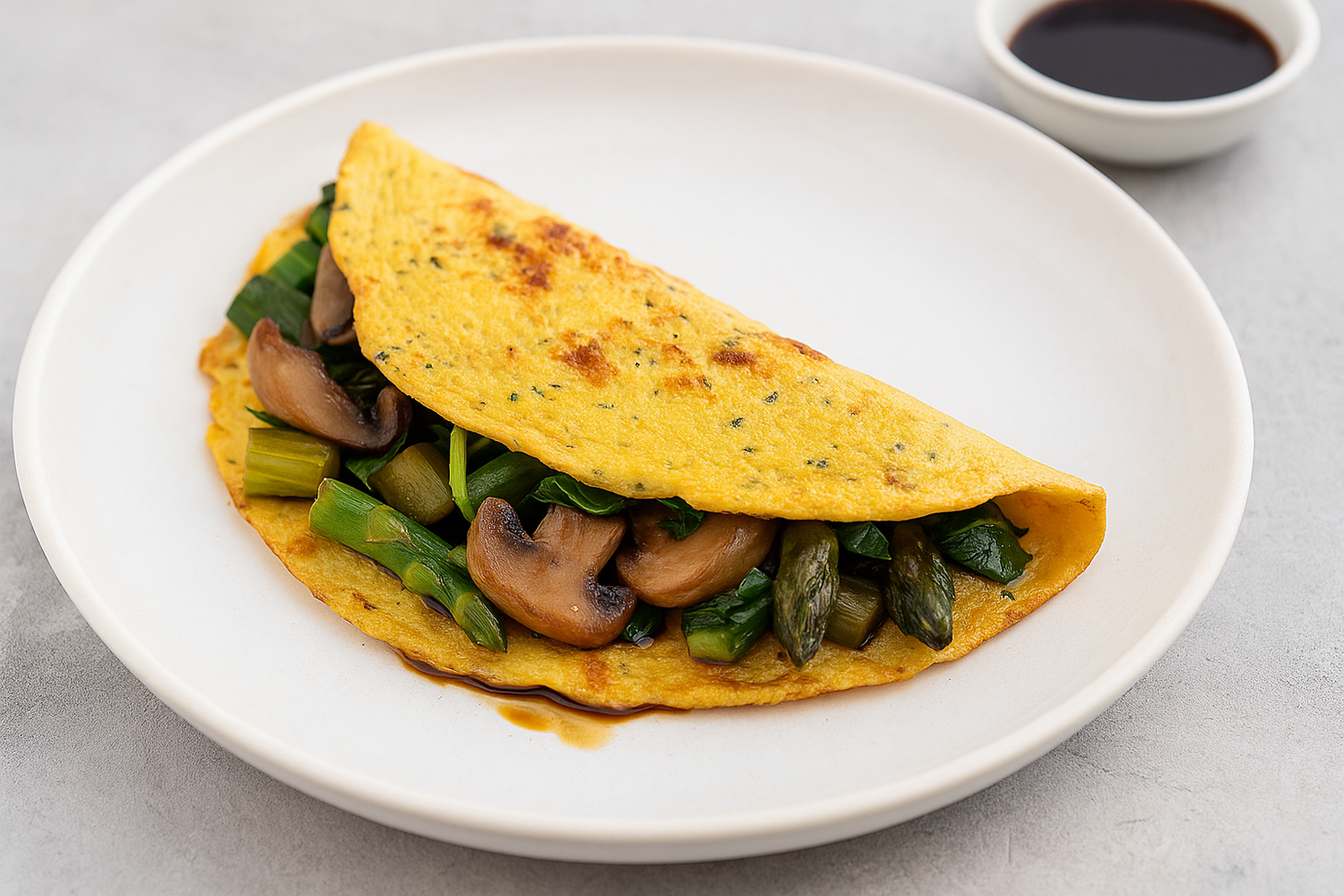 Sanaslank omelet met gemengde groenten (6)