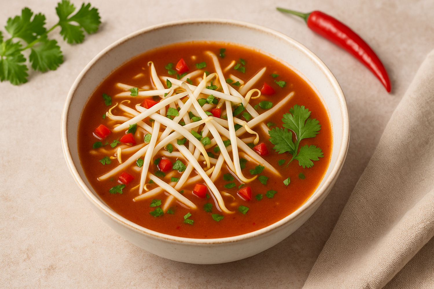 SanaSlank Pittige Chinese tomatensoep (25)