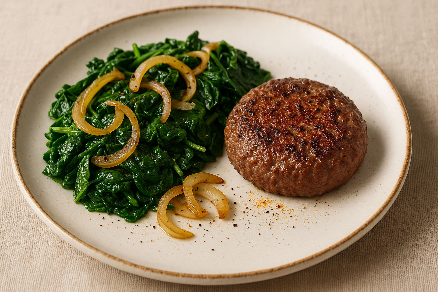 SanaSlank Tartaar met ui en wilde spinazie (2)