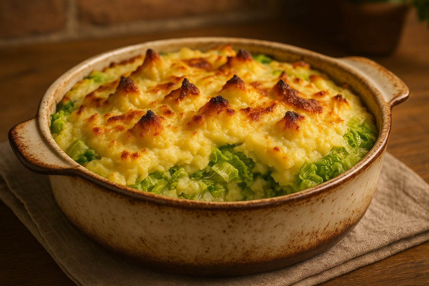 Sanaslank ovenschotel aardappelpuree met Chinese kool (1)