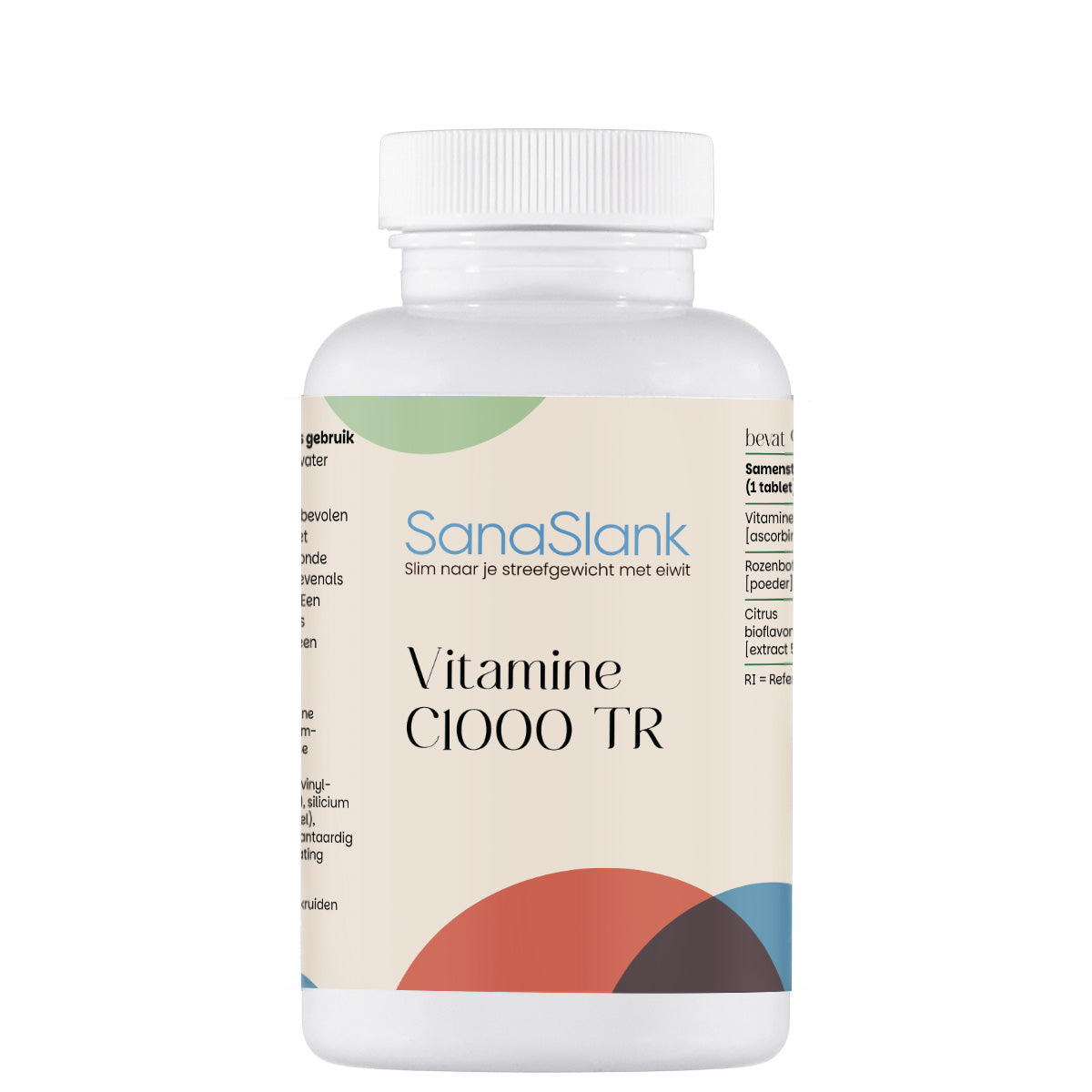 Sanaslank Vitamine C1000 TR pot met 90 tabletten 1000 mg per tablet