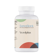 SanaSlank Vezelplus pot etiket hoge dosering vezels geschikt voor vegetariërs