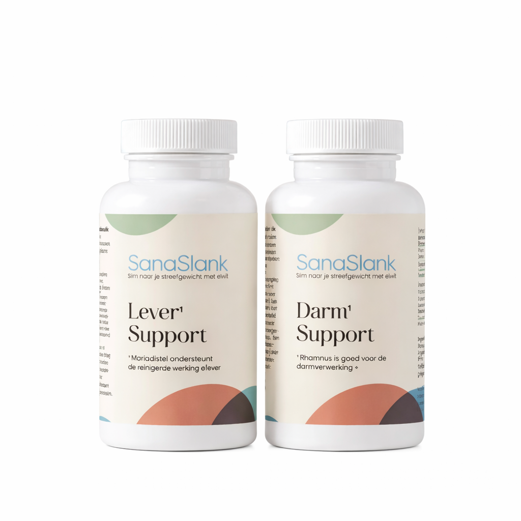 SanaSlank detoxkuur lever support (capsule) en darm support (capsule)