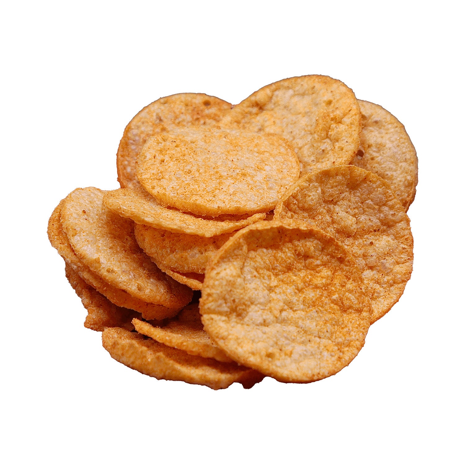 Sanaslank Paprika Chips 25 g zakje luchtig gepofte sojachips paprikasmaak eiwitrijk 10 g per zakje 4,9 g koolhydraten