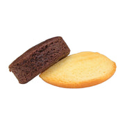 SanaSlank Cake Assortiment 6 stuks individueel verpakt 3 Madeleine en 3 Brownies eiwitrijk laag suiker glutenvrij