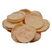 SanaSlank Cheese & Onion chips 2 zakjes luchtig gepofte eiwitrijke snack verpakking met voedingswaarden