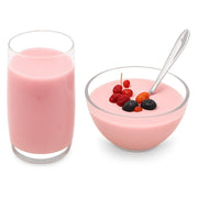 Sanaslank proteïnesshake Bosvruchtensmaak verpakking 5 zakjes label met 20,9 g eiwit per portie en glutenvrij aanduiding