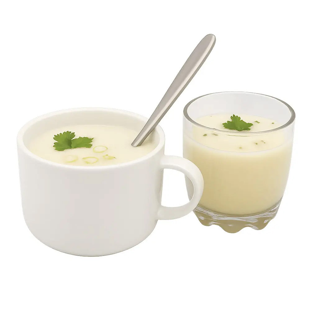 Sanaslank eiwitrijke kippensoep verpakking 5 zakjes 66 g eiwit per 100 g glutenvrij palmolievrij