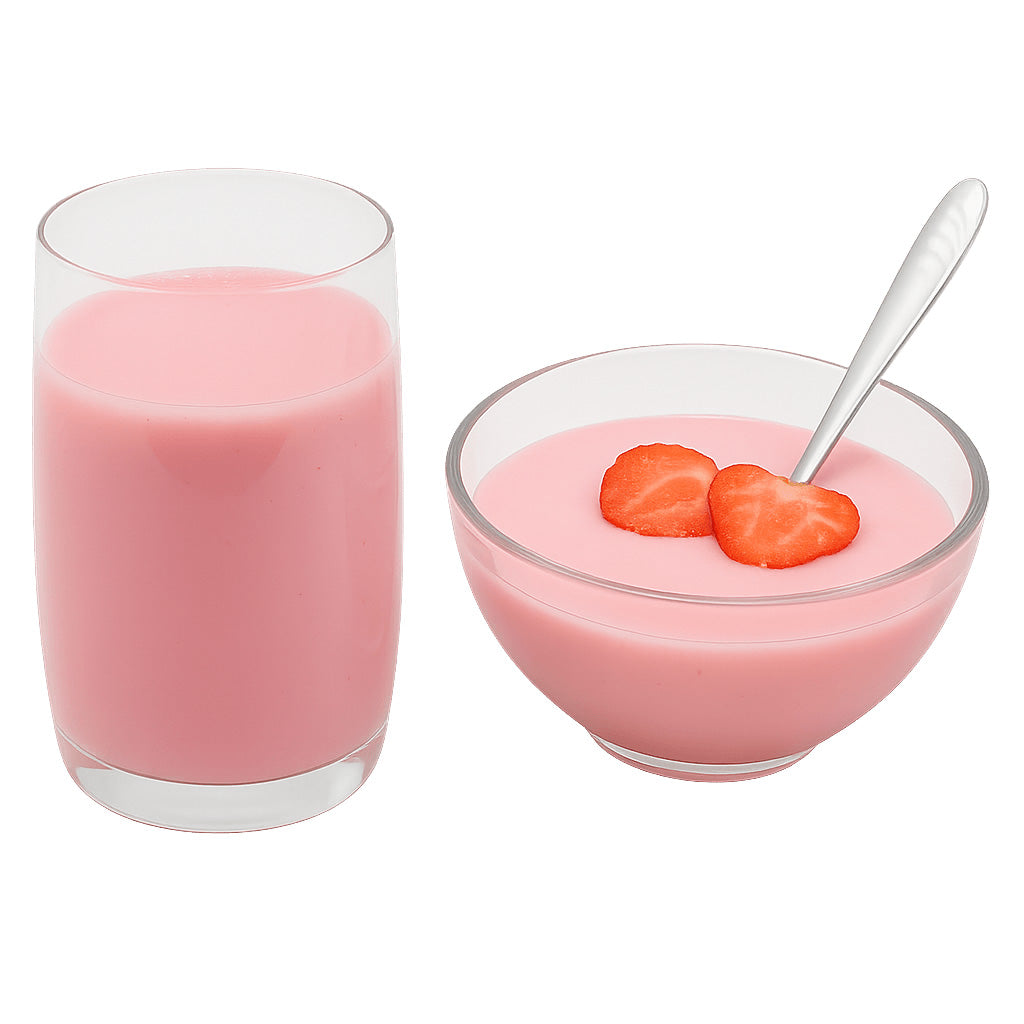 SanaSlank aardbei shake 5 zakjes verpakking tekst 18 g eiwit 1,5 g koolhydraten glutenvrij