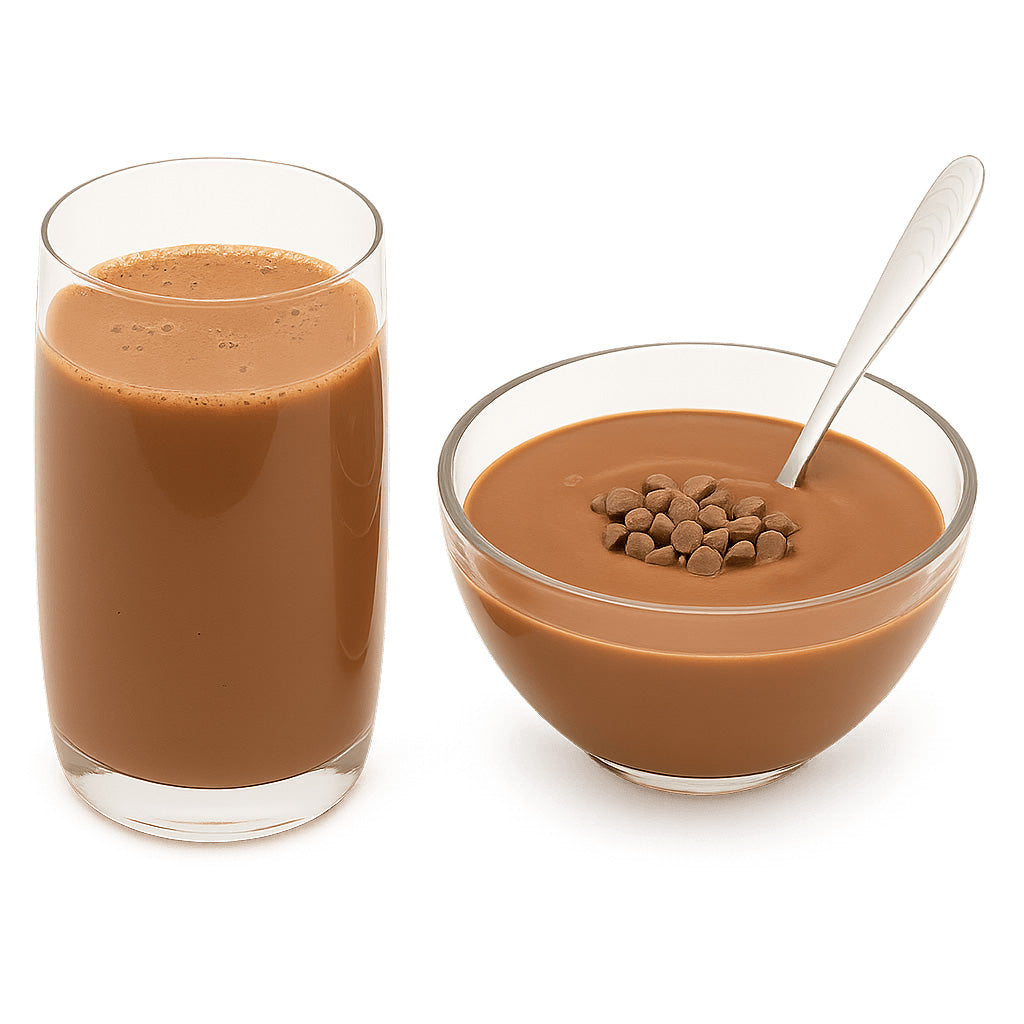 Sanaslank proteïne shake chocoladesmaak 5 zakjes verpakking 18 g eiwit 1,8 g koolhydraten glutenvrij