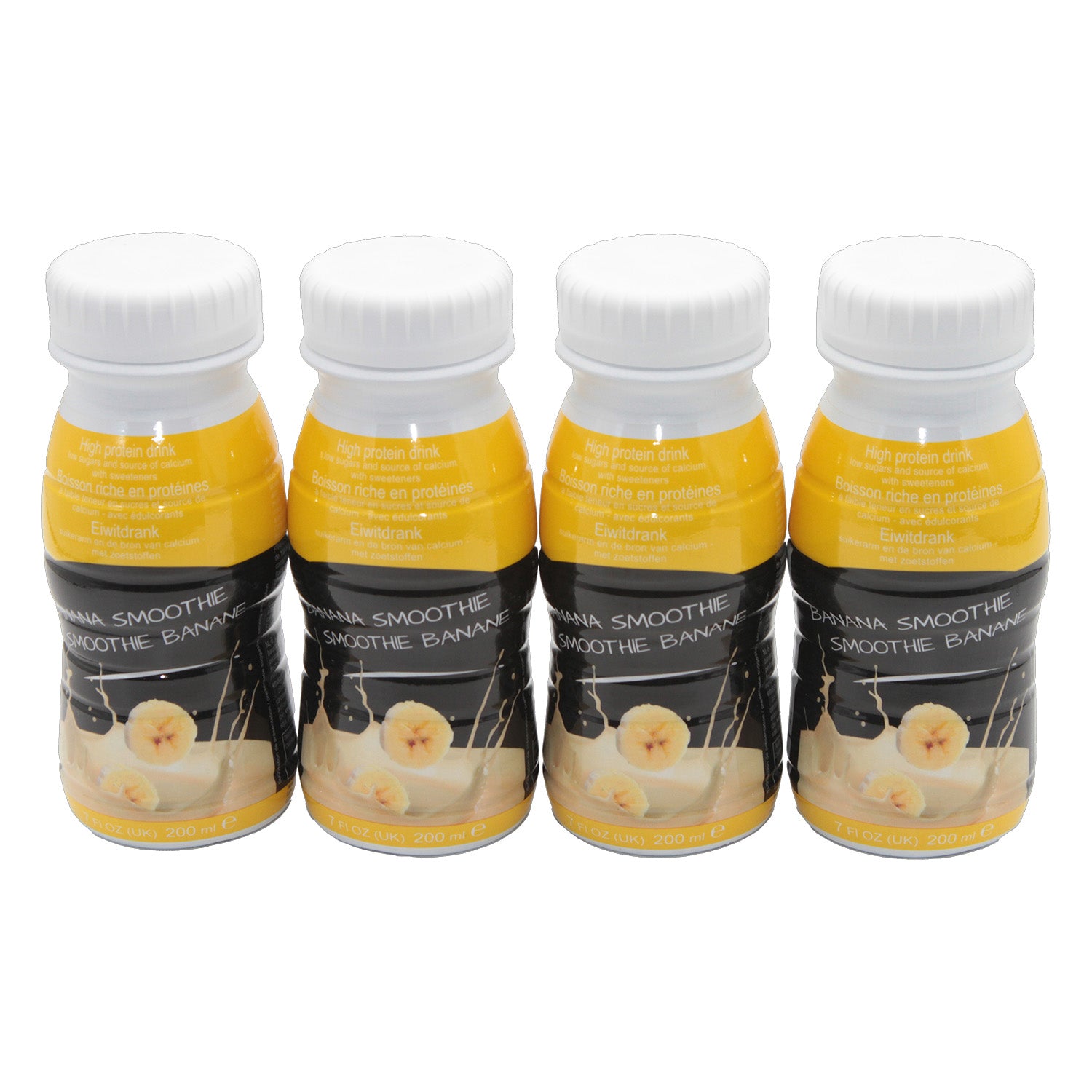 SanaSlank Smoothie mit Bananengeschmack (4 Flaschen)