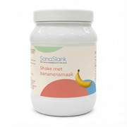 SanaSlank Bananen-Shake – Vorteilspackung mit hohem Proteingehalt und niedrigem Kohlenhydratgehalt (450 g, glutenfrei)