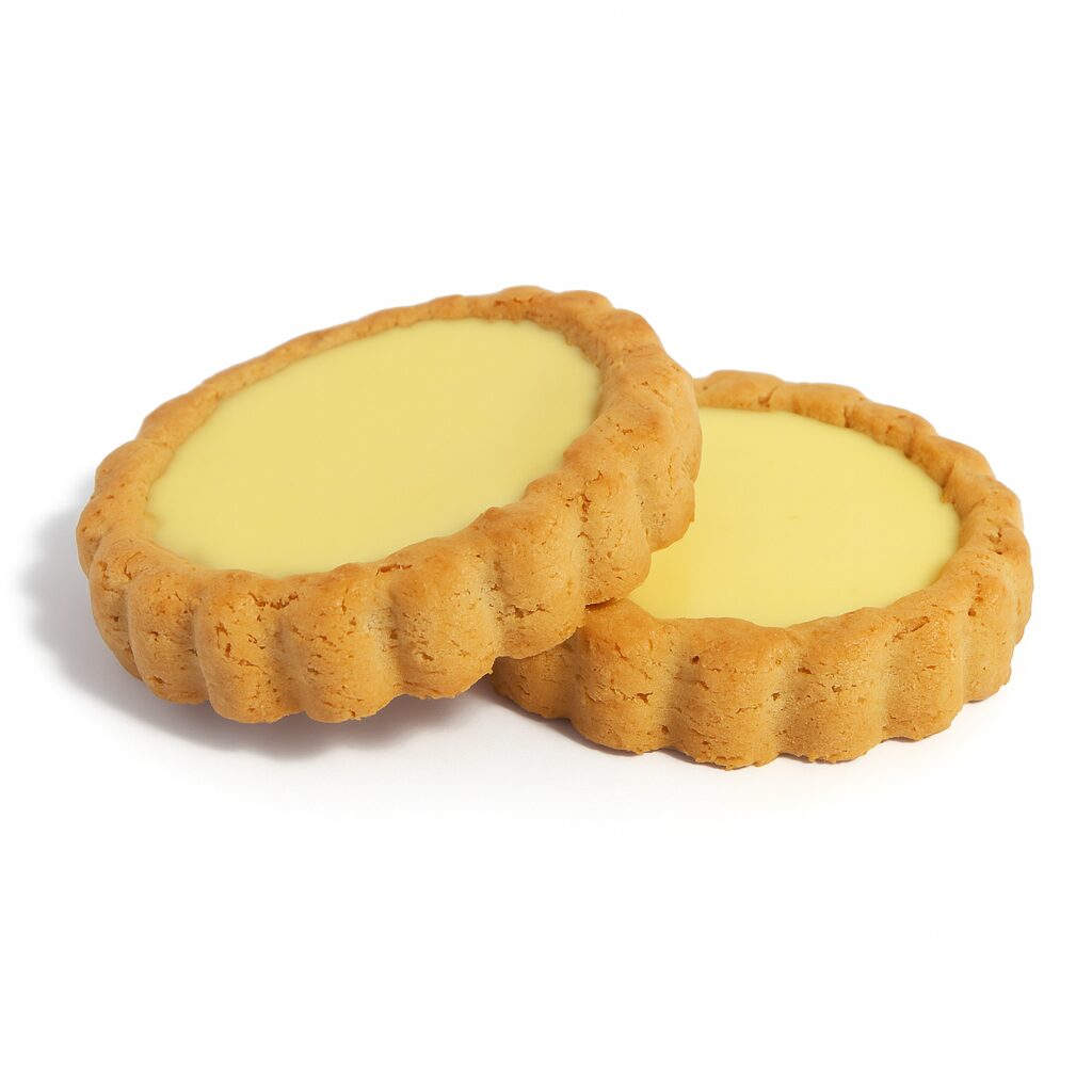 Sanaslank Citroen Tartlets 4 zakjes verpakking met citroenvulling en zachte biscuitbasis 1,1 g koolhydraten per tartlet