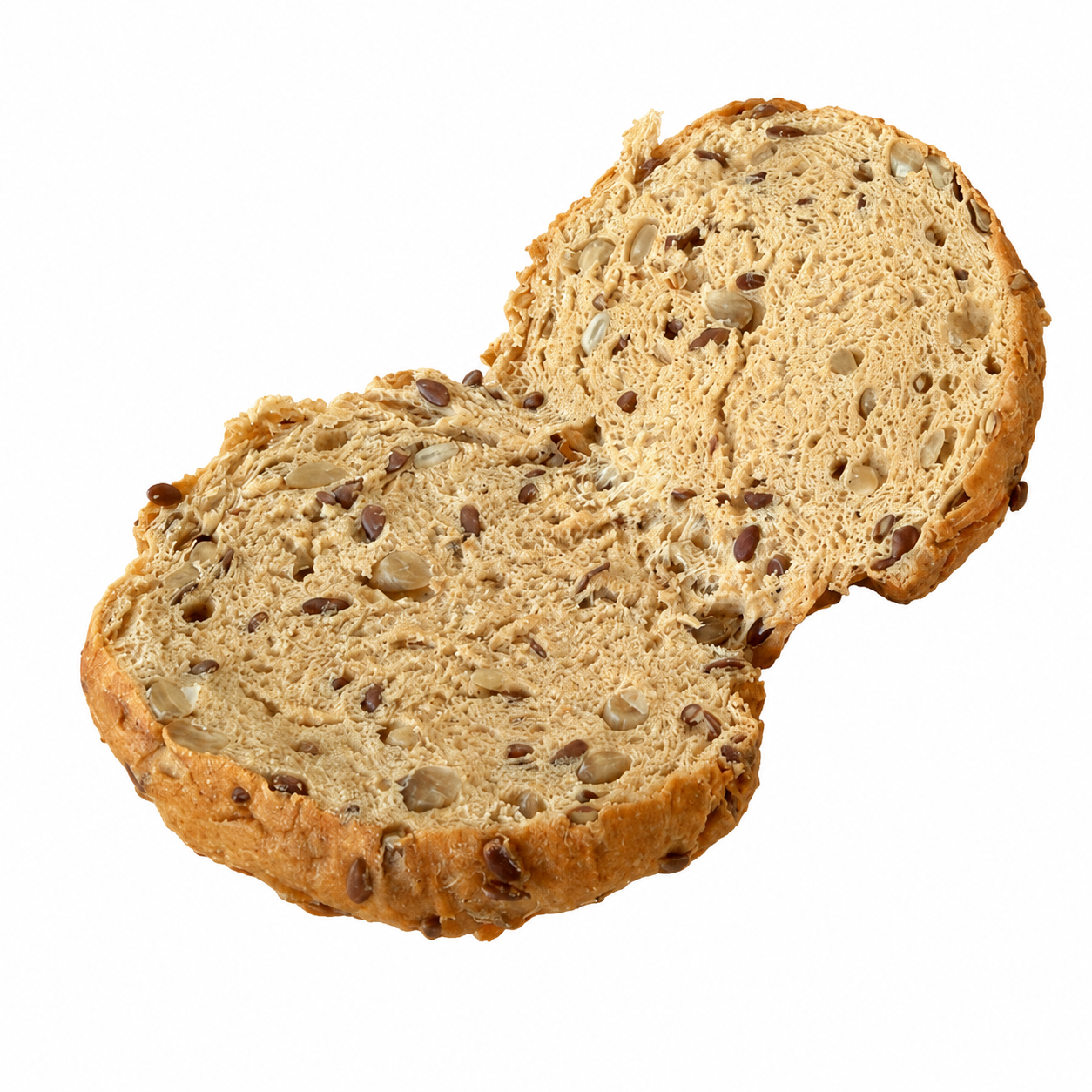 SanaSlank Bruin Protein Brood – Eiwitrijk & Vezelrijk (4 bolletjes)