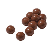 Crunchy proteïne sojaballetjes met melkchocolade verpakking 5 zakjes knapperig 10 g eiwit per portie glutenvrij