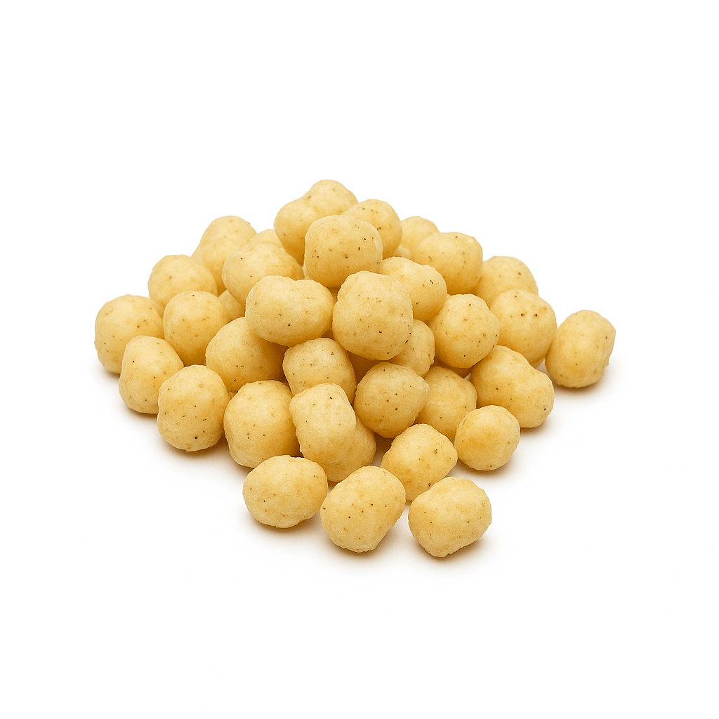 SanaSlank Crispy Bites Sour Cream & Onion zakje 30 g knapperige sojabites eiwitrijk glutenvrij