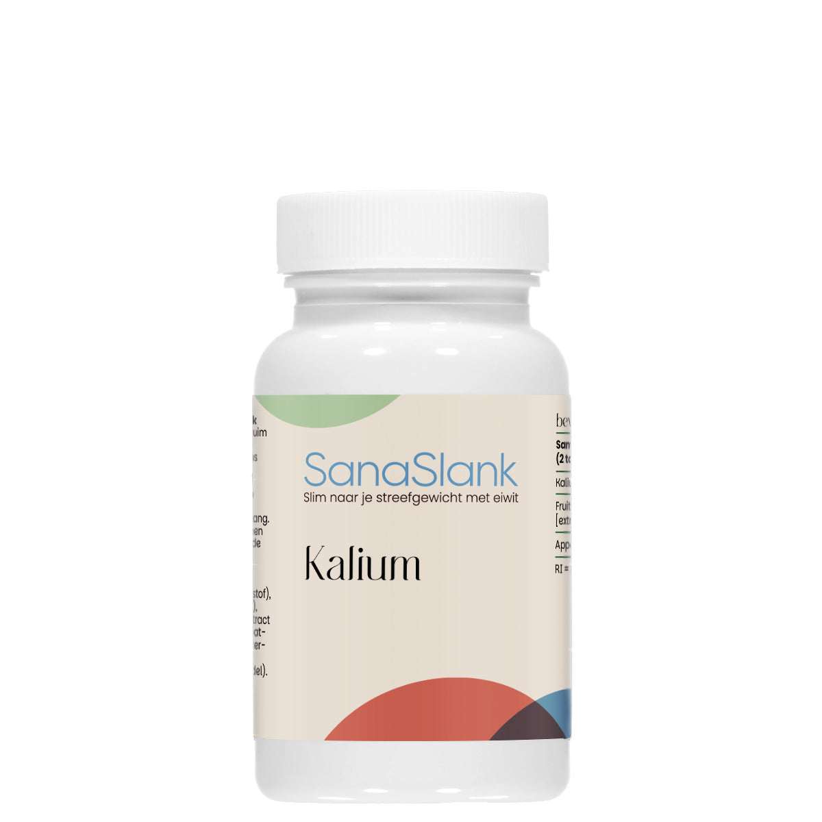SanaSlank Kalium 90 tabletten verpakking met 90 tabletten