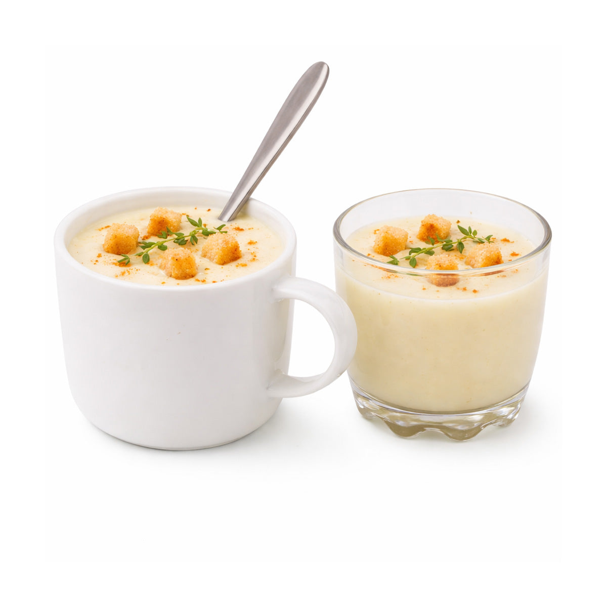 Sanaslank High Protein Kippensoep met Croutons – Dieet Maaltijdsoep (5 zakjes)