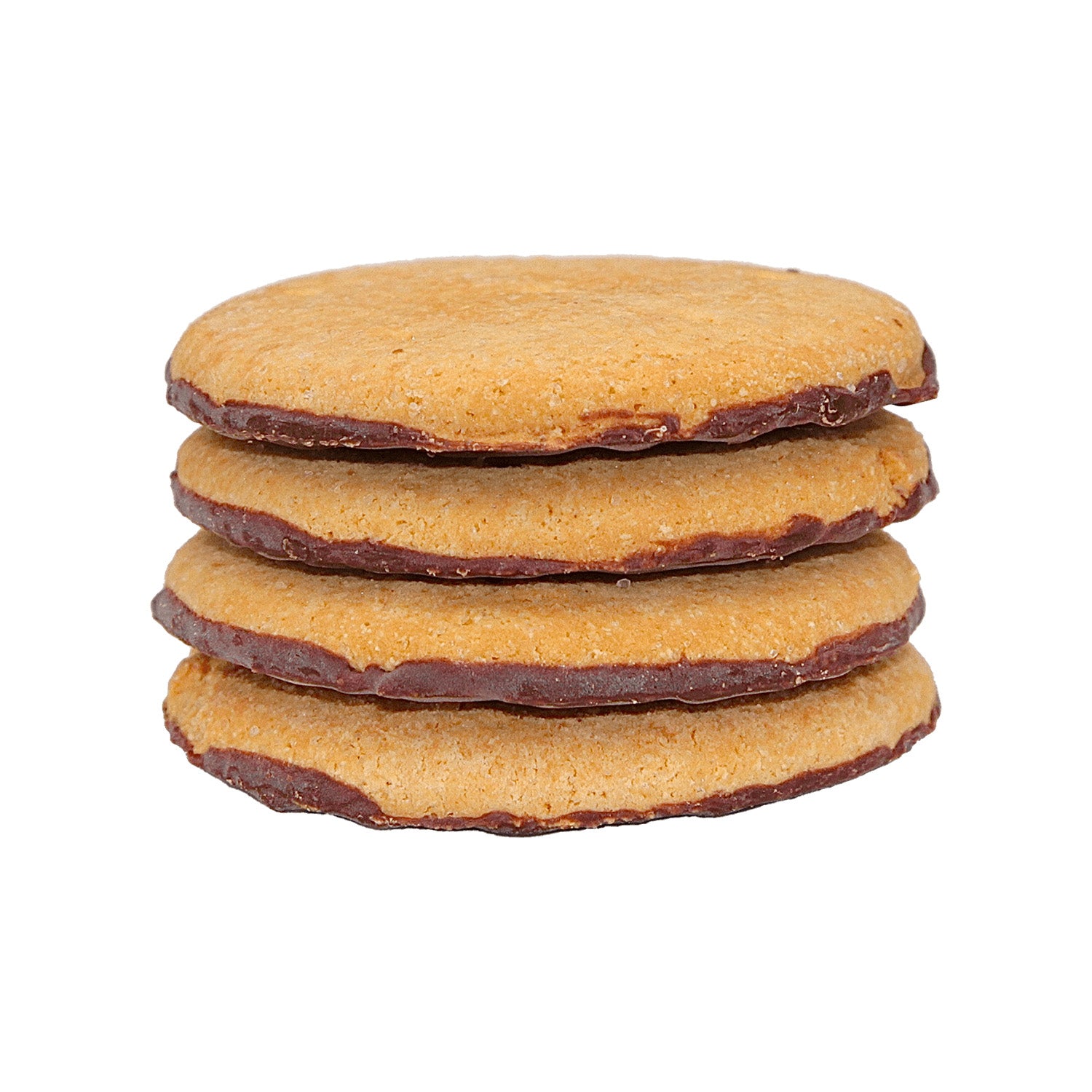 SanaSlank eiwitrijke chocolade rondjes 4 zakjes met pure chocolade omhulling en 11 g eiwit per zakje