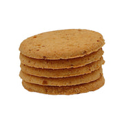 SanaSlank Rode Vruchten Biscuits verpakking 4 zakjes knapperige biscuits met framboos en label 30g eiwit per 100g