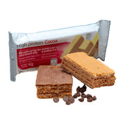 SanaSlank Choco-hazelnoot wafel 42 g per stuk verpakking 4 zakjes knapperige chocolade hazelnoot