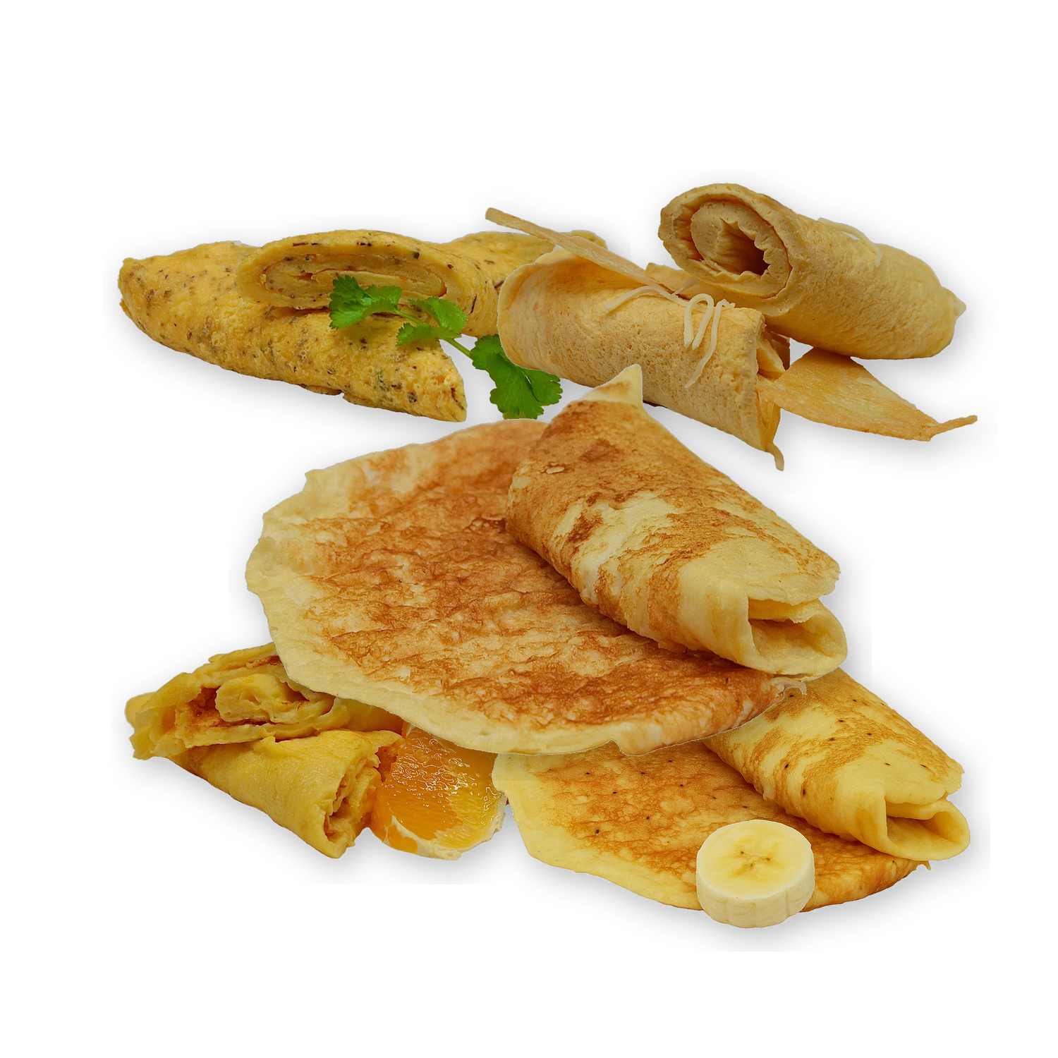 Probierpackung Pfannkuchen – 5 Geschmacksrichtungen (proteinreich &amp; kohlenhydratarm)