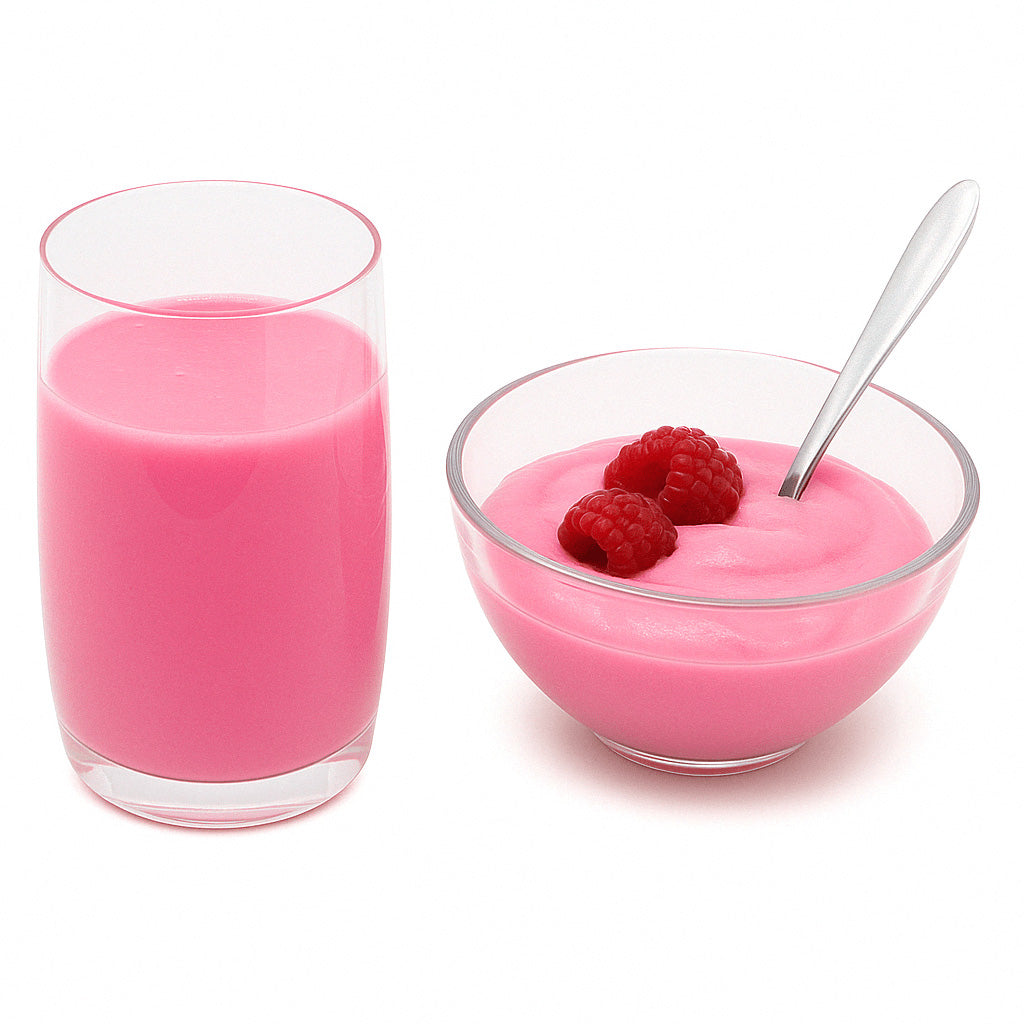 SanaSlank Yoghurt/Shake Framboos 5 zakjes verpakking 17,9 g eiwit per portie 2,2 g koolhydraten