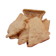 SanaSlank Cheddar Tortilla Chips zakje 25 g luchtig gepofte sojachips cheddar 11,2 g eiwit glutenvrij