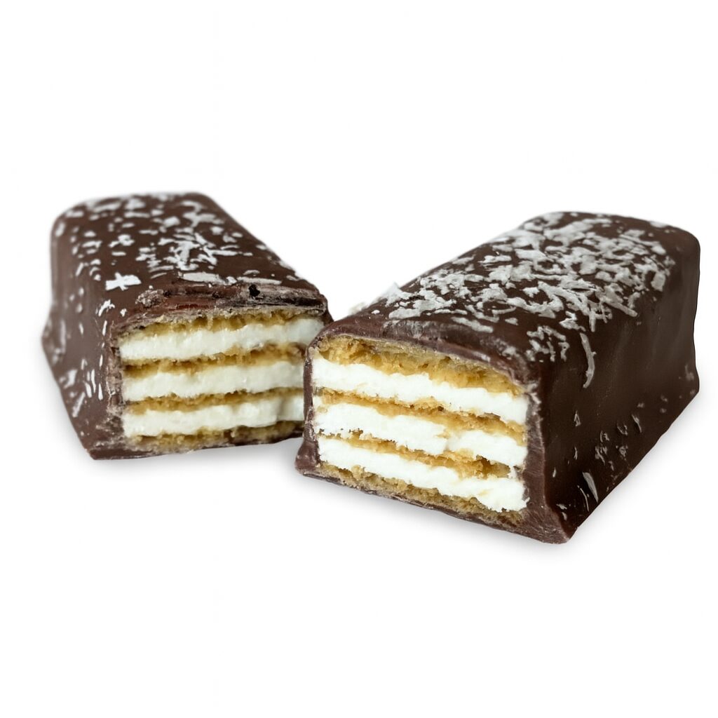 Sanaslank Coco Wafer reep met romige kokossmaak en melkchocolade knapperige wafer verpakking 7 stuks